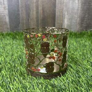 Owl Bath & Body Works Metal 3-Wick Candle Holder Fall Autumn Woodland Decor